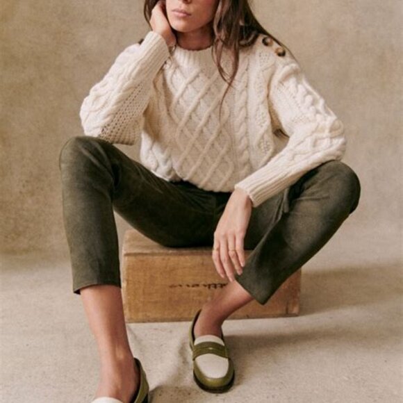 Ecru James Merino Wool Sweater Sezane - Picture 2 of 5